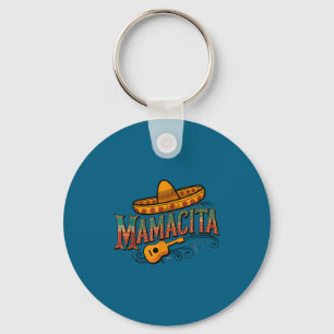 Cinco de mayo mamacita flower mama cita mexican key ring