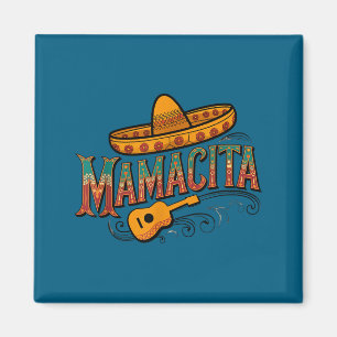 Cinco de mayo mamacita flower mama cita mexican magnet
