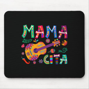 Cinco De Mayo Mamacita Flower Mama Cita Mexican Mouse Pad