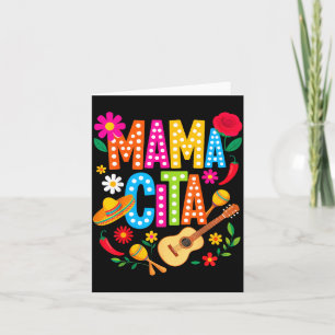 Cinco De Mayo Mamacita Mexican Mama Cita Mothers Card