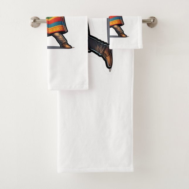 Cinco de Mayo Man Bath Towel Set (Insitu)