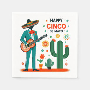 Cinco de mayo mariachi - Mexican pride Napkin