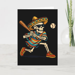 Cinco De Mayo Mariachi Skeleton Bysebyll Mexican S Card