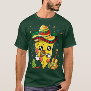 Cinco De Mayo  Meican Pizza Slice Funny Pizza Love T-Shirt