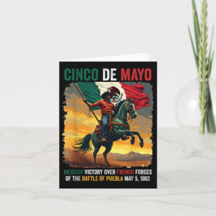 Cinco De Mayo Mexican Battle Of Puebla May 5, 1862 Card
