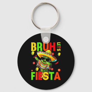 Cinco de mayo mexican cactus funny lets fiestaCinc Key Ring