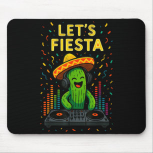 Cinco de mayo mexican cactus party funny letsCinco Mouse Pad
