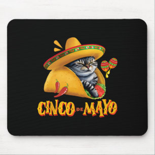 Cinco De Mayo - Mexican Fiesta 5 De Mayo Funny Tac Mouse Pad