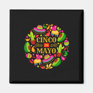 Cinco De Mayo Mexican Fiesta 5 De Mayo Gift Men Wo Magnet