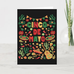 Cinco De Mayo Mexican Fiesta 5 De Mayo Men Women 1 Card