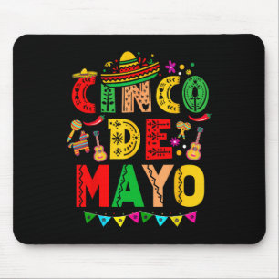 Cinco De Mayo Mexican Fiesta 5 De Mayo Mouse Pad