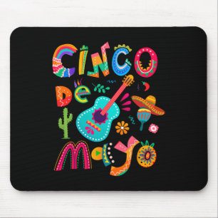 Cinco De Mayo Mexican Fiesta Celebrate 5 De Mayo M Mouse Pad