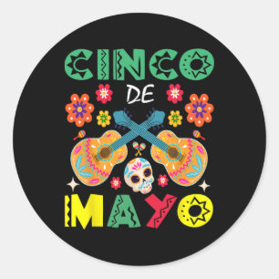 Cinco De Mayo Mexican Fiesta Squad 5 De Mayo For M Classic Round Sticker