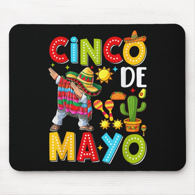 Cinco De Mayo Mexican Fiesta Squad 5 De Mayo For M Mouse Pad (Front)