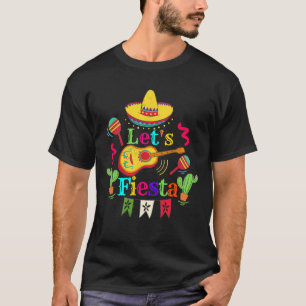 Cinco De Mayo Mexican Guitar Cactus Shirt Let's Fi