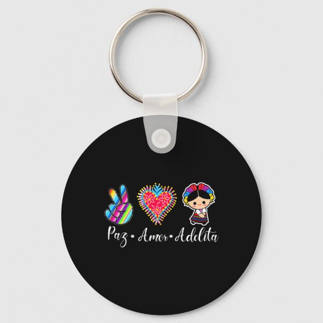 Cinco de Mayo Mexican Independence Day México Key Ring (Front)
