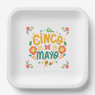 Cinco de Mayo Mexican Paper Plates 