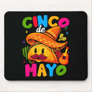 Cinco De Mayo Mexican Party Lets Fiesta Squad 5 De Mouse Pad