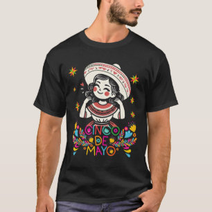 Cinco De Mayo Mexican Poncho 5 De Mayo Anime Cute T-Shirt