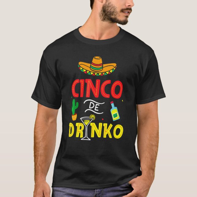 Cinco De Mayo Mexican Sombrero Fiesta Party Men Wo T-Shirt (Front)