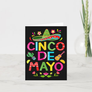 Cinco De Mayo Mexican Taco Funny 5 De Mayo Lets Fi Card