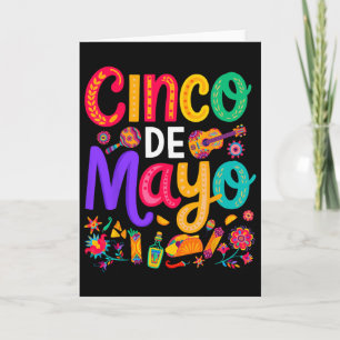 Cinco De Mayo Mexican Taco Funny 5 De Mayo Lets Fi Card
