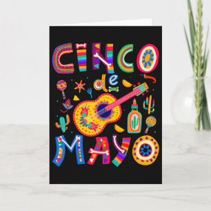 Cinco De Mayo Mexican Taco Funny 5 De Mayo Lets Fi Card