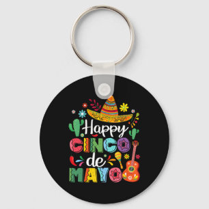 Cinco De Mayo Mexican Taco Funny 5 De Mayo Lets Fi Key Ring