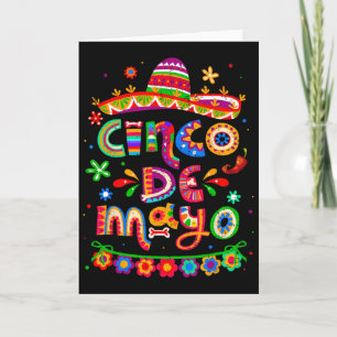 Cinco De Mayo Mexican Taco Let's Fiesta Cinco De M Card
