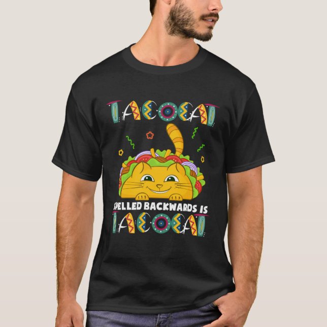 Cinco De Mayo Mexican Tacocat Cat  For Kids T-Shirt (Front)