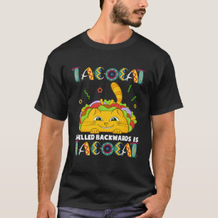 Cinco De Mayo Mexican Tacocat Cat For Kids T-Shirt