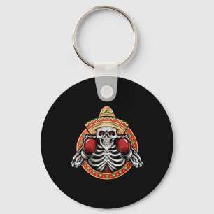 Cinco De Mayo Mexican Vintage Style Boxing Great S Key Ring