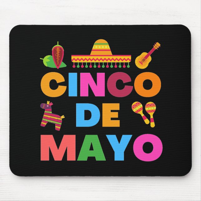 Cinco De Mayo Mouse Pad (Front)
