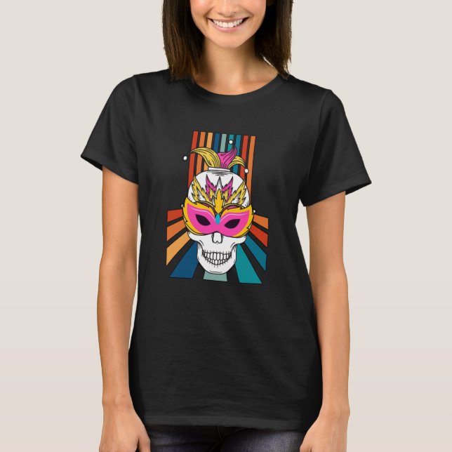 Cinco de Mayo Nacho Average skull celebrate fiesta T-Shirt (Front)