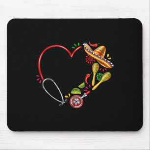 Cinco De Mayo Nurse Mexican Taco Nurse Squad Fiest Mouse Pad