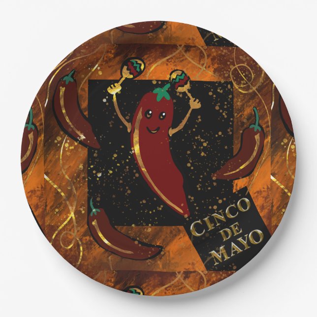 Cinco de Mayo  Paper Plate (Front)