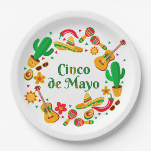 Cinco De Mayo Paper Plate