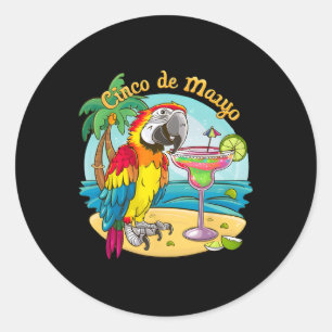Cinco De Mayo Party  Classic Round Sticker