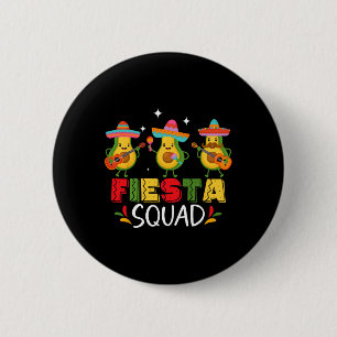 Cinco De Mayo Party Fiesta Squad Matching Family G 6 Cm Round Badge