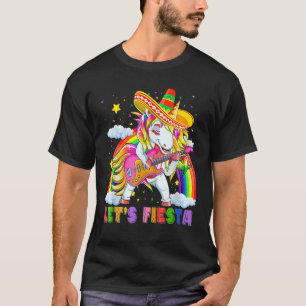 Cinco De Mayo Party Lets Fiesta Dancing Mexican Un T-Shirt