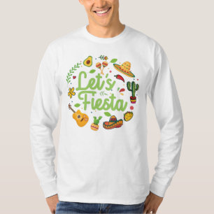 Cinco De Mayo Party Lets Fiesta Mexican Festival T-Shirt