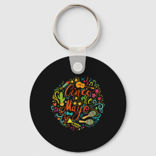 Cinco De Mayo Party Men Women Mexican Fiesta Taco Key Ring