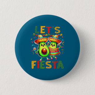 Cinco de mayo party mexican fiesta 6 cm round badge