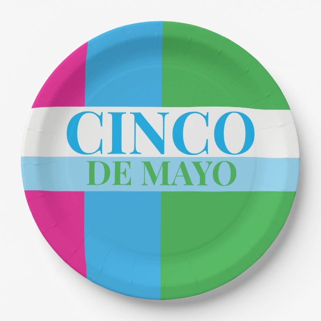 Cinco De Mayo Party  Paper Plate (Front)