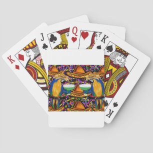 Cinco De Mayo Party Parrot Playing Cards