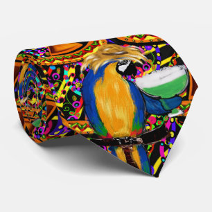 Cinco De Mayo Party Parrot Tie