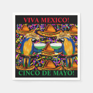 Cinco De Mayo Party Parrots! Napkin