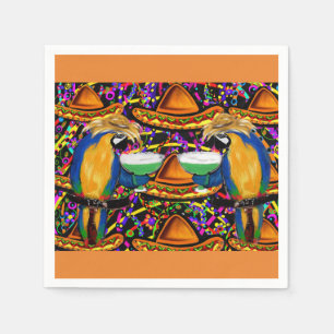 Cinco De Mayo Party Parrots! Napkin