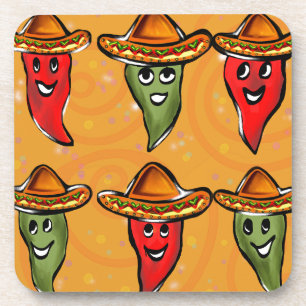 Cinco de Mayo Peppers Coaster