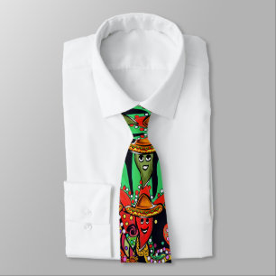 Cinco de Mayo Peppers Tie
